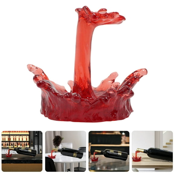 SHINYPASING bottle display shelf Wine Rack Resin Decoration Adults Dining Table 1Set