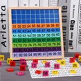 thumbnail image 1 of SNNROO Baby 1-100 Numbers Match Wooden Blocks Puzzle Game Kids Early Educational Toy Storage Tray, 1 of 6