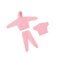 thumbnail image 1 of 1/12 Male Female Sweatshirt Outfit Action Figure for 6" Action Figure Pink, 1 of 8