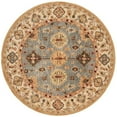 thumbnail image 1 of Safavieh Antiquities Collection AT847A Handmade Traditional Oriental Blue and Ivory Wool Round Area Rug (6' Round), 1 of 4