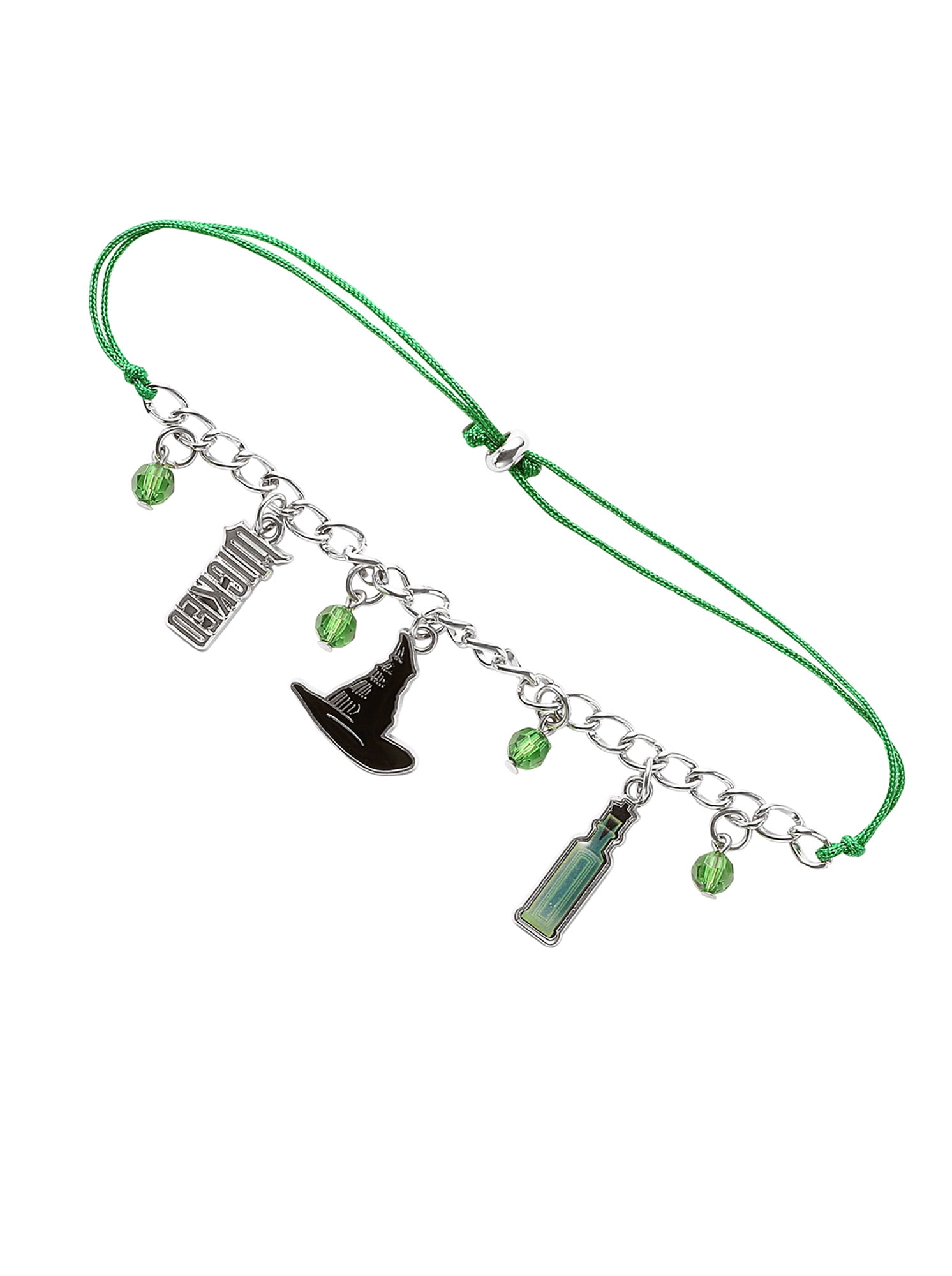 Justice X Wicked Elphaba Girl's Adjustable Charm Bracelet
