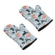 thumbnail image 3 of Guantes de horno Laklulu, agarraderas, guantes de horno, guantes de horno, guantes de horno, manoplas de horno, guantes de cocina, guantes de horno, guantes de cocina resistentes al calor, paquete de, 3 of 7