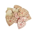 thumbnail image 2 of Ounissouiy 100 Uds. Adornos de rebanadas de colgantes exquisitos regalos de cumpleaños para doméstico Kits de decoración para fiestas Corazón Logcolor 2, 2 of 6