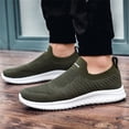 thumbnail image 2 of Men's Knitted Walking Shoes Lightweight Wide Width Sneakers Indoor Outdoor Workout Running Shoes Breathable S𝗅ip On Trainers Shoes Casual Non-S𝗅ip Athlet𝗂c Shoes, 2 of 9