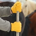 thumbnail image 6 of Leather Work Gloves Top Grain Cowhide for Men and Women (1 pair, Med), 6 of 8