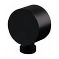 thumbnail image 1 of Codo de suministro de pared para grifo, conexión estándar universal para una compatibilidad perfecta, fácil instalación con diseño de montaje en pared, construcción duradera de latón, acabado negro, 1 of 5
