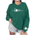 thumbnail image 2 of Sweat à Capuche Imprimé pour la Saint-Patrick, Col Rond, Manches Longues, 2 of 6