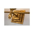 thumbnail image 2 of Lucas McKearn Vetiver 3-light Flame-shaped Bath Vanity Light in Gold Leaf, 2 of 2