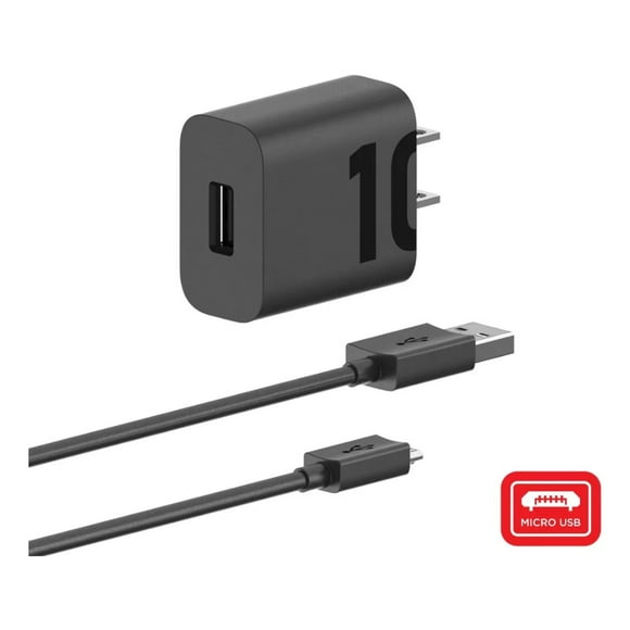 Cargador Motorola 10W USB con cable Micro USB 1mt