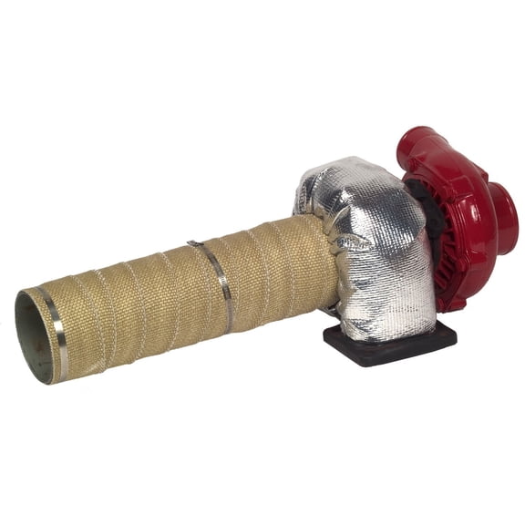 Thermo Tec 15001 Turbo Insulating Kit; Incl. Wrap/Aluminized Heat Barrier/Hardware/Instructions; For 4 Cylinder;