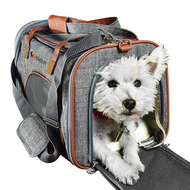 Ess And Craft Airline Approved Pet Carrier, Gray