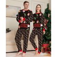 thumbnail image 2 of Conjunto de pijamas a juego para la familia 2024, pijama con estampado de Papá Noel y ciervo navideño, conjunto de ropa para adultos y niños, mono de bebé y ropa para perros, 2 of 5
