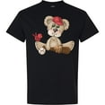 thumbnail image 3 of Inktastic Baseball Teddy Bear T-Shirt, 3 of 5
