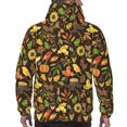 thumbnail image 7 of Fotbe Men's Hoodie with Autumn Plants Maple Tree Vintage Pattern - Kangaroo Pocket Pullover Hooded Sweatshirt, Perfect for Daily Wear, Travel, and Home-3X-Large, 7 of 7