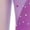 Purple, variant on Kids Girls Figure Ice Skating Dress Long Sleeve Dance Leotard Gradient Dress for Practice Training Light Blue 6