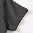 thumbnail image 6 of DPTALR Men's Casual Fashion Solid Color Base Tee Round Neck Short Sleeve T-shirt,Black, L, 6 of 9
