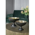 thumbnail image 5 of CC Home Furnishings Round Aluminum Bowl with Footed Base - 9.75", 5 of 9