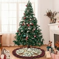thumbnail image 6 of Sigee Hawaiian Style for Christmas Decoration Tree Skirt Christmas Plaid Tree Skirt,Christmas home decor Holiday Tree Skirt Fits TChristmas Tree-36", 6 of 6