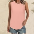 thumbnail image 7 of vdgthytj Plus Size Workout Tank Tops for Women Crew Neck Sleeveless Summer Basic Shirts Quick Dry Casual Loose Sport Blouses, 7 of 7