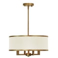 thumbnail image 1 of Livex Lighting 62613-48 Park Ridge 4 Light Chandelier, Hand Painted Antique Gold Leaf, 1 of 2
