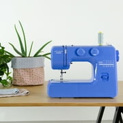Janome Blue Couture Easy-to-Use Sewing Machine with Buttonhole