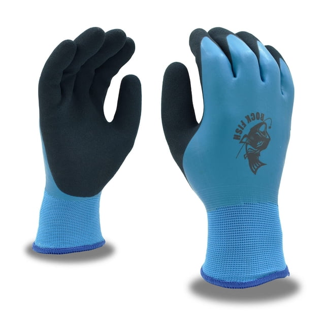 Guantes de pesca térmicos Rock Fish FP39882B impermeables medianos