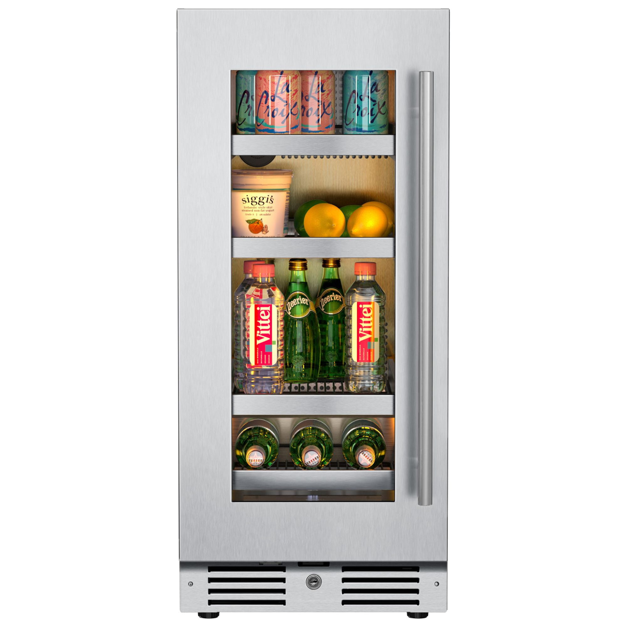 Landmark L3015ui1b-Lh 15" Wide 63 Can Capacity Beverage Cooler - Panel Ready