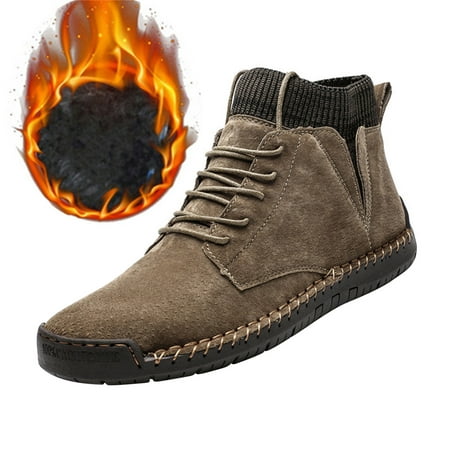 

jjayotai Shoes for Men Retro Combat Boots Men S Casual Shoes Breathable Socks Locomotive Tooling Shoe Rollbacks