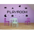 thumbnail image 3 of Playrooms Pacman Game Playroom Play Rooms Quotes Wall Sticker Art Decal for Kids Room Playground Playhouse Nursery Kindergarten House Fun Decor Stickers Wall Art Vinyl Decoration Size (35x40 inch), 3 of 3