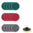 thumbnail image 5 of Depurador de Azulejos de Cepillo de Potencia Taladro de 32 Piezas de 4 Pulgadas Kit de Limpieza de Estropajos, 5 of 5