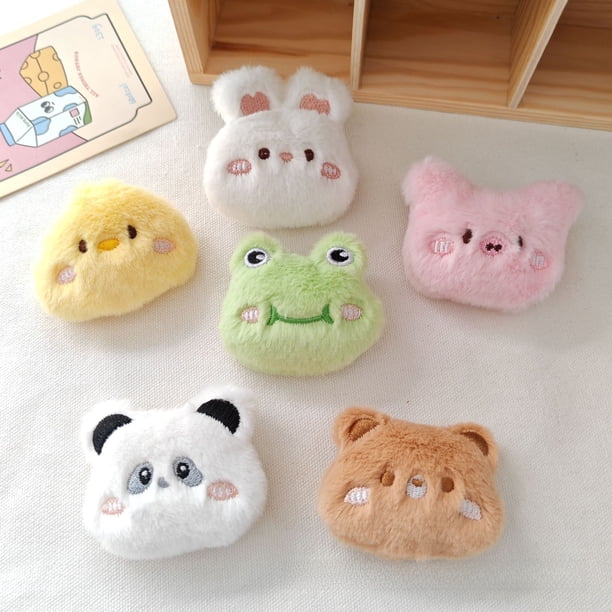 Accesorios para muñecas de oso de dibujos animados de animales peludos, juguetes de peluche, accesorios para el cabello, material para ropa, zapatos y calcetines, decoración