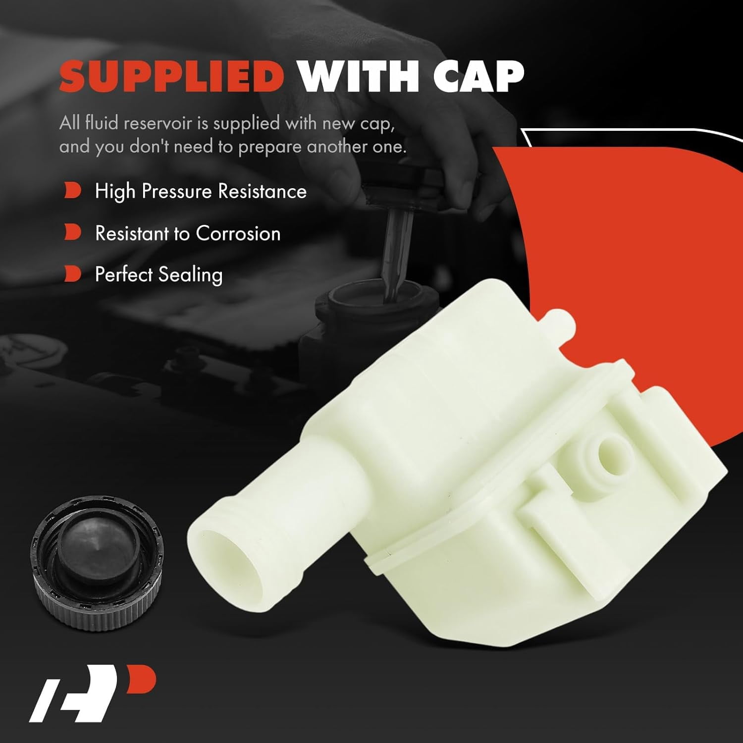 A-Premium Power Steering Reservoir/Tank with Cap Compatible with Mazda CX-7 CX7 2007 2008 2009 2010 2011 2012
