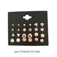 thumbnail image 4 of Jumpingount 12 pares de aretes de plata delicados y elegantes, estilo simple, colgante de oreja de aro, decoración de joyería, gotas para los Type6 NO6, 4 of 4