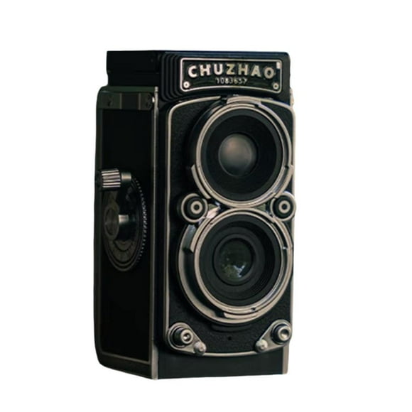 First Photo Simulation Double-Reverse Digital Camera Retro Portable Mini Ccd Small Camera Atmosphere Ornaments Student Gift