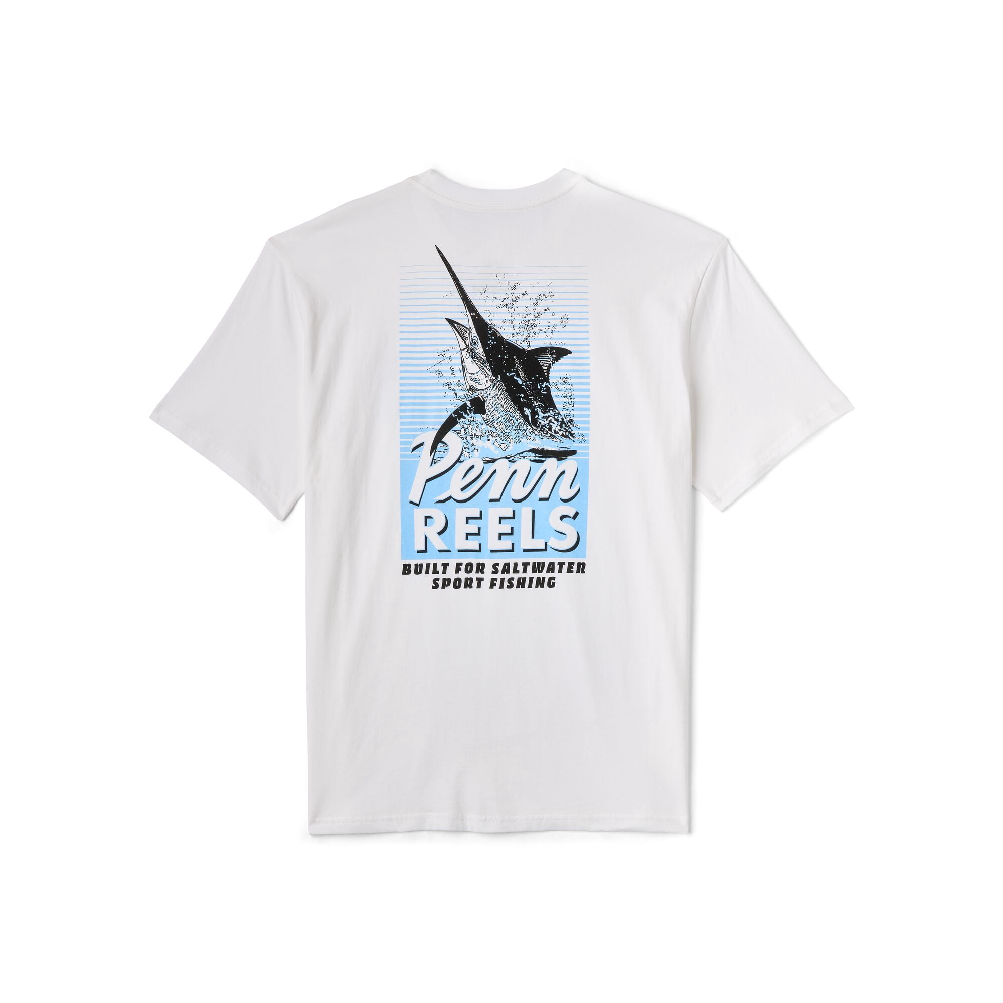 PENN Marlin Built For SW Short Sleeve T-Shirt, White, Size L