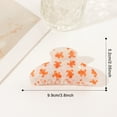 thumbnail image 4 of Yoyauz Christmas Hair Clip For Women, Christmas Tree Snowman Santa Claus Winter Strong Grip Clip, Suitable For Thick And Fine Hair Acrylic Hair Clip, 4 of 5