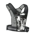 thumbnail image 4 of Chaleco para correr con soporte para teléfono, reflectante, para adultos, ligero y alto Negro Blanco, 4 of 9