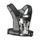 thumbnail image 5 of Chaleco para correr, bolsa deportiva, bolsa de pecho con tiras reflectantes para hombres y mujeres, equipo transpirable para correr de noche, para Negro, 5 of 8