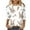 White, variant on LYEAA Women Spring Casual 3/4 Sleeve Printed Tops Easter Bunny Pattern Round Neck Pullover Blouse Family Gathering Outfits White XXL