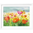 thumbnail image 2 of Art.com Meadow Poppies Art Print by Danhui Nai, White Frame Wall Art, 40" x 32", 2 of 5