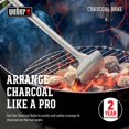 thumbnail image 4 of Carbón Rake Weber Grill de acero inoxidable plateado, 4 of 7