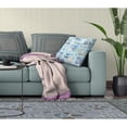 thumbnail image 5 of 18" Elephant Howdah Broadcloth Blown and Closed Pillow in Sky Blue White Fabric, 5 of 5