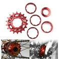 thumbnail image 1 of LEFU Kit de Conversion de Volant à Vitesse Unique en Alliage d'Aluminium 18T Cassette Pignon Vélo de Route Vélo de Montagne Roue Libre avec Réglage de Tension et Coussin Antidérapant, 1 of 10