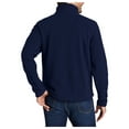 thumbnail image 2 of Yellow Rooster Men's Value Fleece 1/4-Zip Male Pullover True Navy XS, 2 of 6