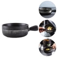 thumbnail image 3 of 1 Pc Ceramic Baking Bowl Baked Rice Bowl Practical Kitchen Milk Pot with Handle, 3 of 8