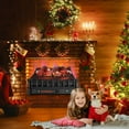 thumbnail image 2 of Costway 23" Electric Fireplace Heater Fireplace Logs Inserts Infrared Quartz Heater, 2 of 10