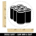 thumbnail image 2 of Beer Soda Drink Six Pack Self-Inking Rubber Stamp Ink Stamper - Black Ink - Small 3/4 Inch, 2 of 7