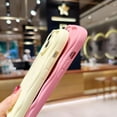 thumbnail image 3 of Compatible with iPhone 13 Cute Kawaii Curly Cream Frame Shape Soft Silicone Shockproof Protective Phone Case Cover for Women Girls Yellow, 3 of 16