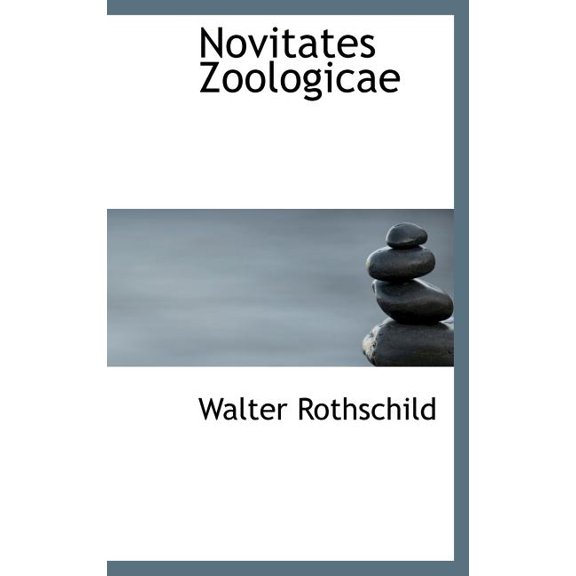 Novitates Zoologicae (Hardcover)