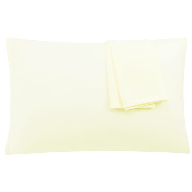 Unique Bargains Taies d'Oreiller en Microfibre 1800 à Fermeture Éclair 2 Pcs